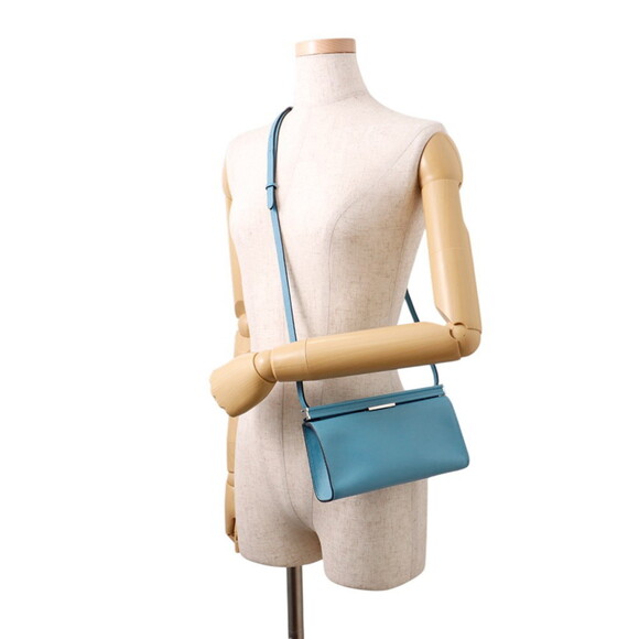 Hermes Hermès Click H 21 Shoulder Bag in Blue Jean/Evergrain with D Stamp - Picture 5 of 15